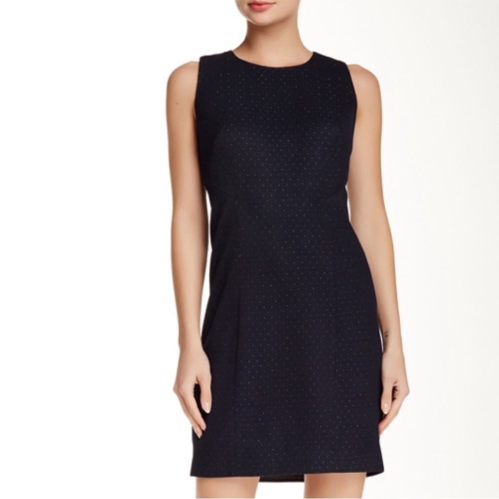 Ted Baker Zumiad Navy Blue Dress w/ gold sparkles TB 1 / US 4